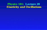 Physics 101: Lecture 20 Elasticity and Oscillations.