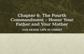 Chapter 6: The Fourth Commandment – Honor Your Father and Your Mother OUR MORAL LIFE IN CHRIST.