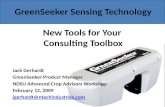 GreenSeeker Sensing Technology New Tools for Your Consulting Toolbox Jack Gerhardt GreenSeeker Product Manager NDSU Advanced Crop Advisors Workshop February.