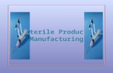Sterile Product Manufacturing. Introduction To give an overview of the principles involved in the manufacture of sterile products The overall objective.