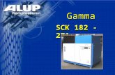Gamma SCK 182 - 271. PRIMA CLASSE NELLA GAMMA ALTA: Qualità e prestazioni ad un ottimo prezzo Gruppo vite ad alta efficienza Microprocessore di controllo.