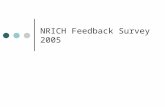NRICH Feedback Survey 2005. Presentation Outline 1. Introduction and Aims 2. About the Respondents 3. Usage 4. ‘Items 1-10’ 5. AskNRICH 6. NRICH Books.