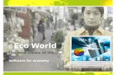EcoWorld The new vision of life Software for economy
