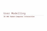 User Modelling ID 405 Human-Computer Interaction.