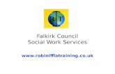 Falkirk Council Social Work Services .