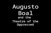 Augusto Boal and the Theatre of the Oppressed. “Wouldn’t it be wonderful to see a dance piece where in the first half the dancers danced, and in the second.
