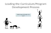 Leading the Curriculum/Program Development Process What type of leader are you?