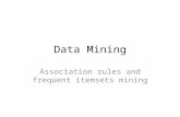 Data Mining Association rules and frequent itemsets mining.