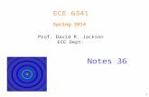 Prof. David R. Jackson ECE Dept. Spring 2014 Notes 36 ECE 6341 1.