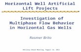 Horizontal Well Artificial Lift Projects Advisory Board Meeting, August 16, 2012 Investigation of Multiphase Flow Behavior in Horizontal Gas Wells Rosmer.