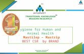 Hygiene for Human and Animal Health Mastilep – Mastrip BEST CSR by BRAND.
