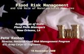 Slide1 Flood Risk Management and the Role of Nonstructural Measures Association of State Flood Plain Managers New Orleans, LA U.S. Army Corps of Engineers.