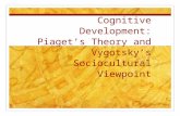 Cognitive Development: Piaget’s Theory and Vygotsky’s Sociocultural Viewpoint.