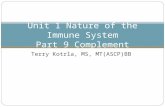 Terry Kotrla, MS, MT(ASCP)BB Unit 1 Nature of the Immune System Part 9 Complement.