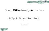 1 Seair Diffusion Systems Inc. Pulp & Paper Solutions June 2009.