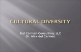 Del Carmen Consulting, LLC Dr. Alex del Carmen.  Del Carmen Consulting, LLC  Dr. Alex del Carmen  Ph: 817.681.7840  dcconsulting@sbcglobal.net  .