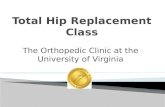 The Orthopedic Clinic at the University of Virginia.