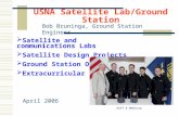USNA Satellite Lab/Ground Station  Satellite and communications Labs  Satellite Design Projects  Ground Station Ops  Extracurricular Bob Bruninga,