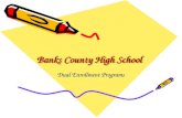 Banks County High School Dual Enrollment Programs.