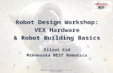 Robot Design Workshop: VEX Hardware & Robot Building Basics Elliot Eid Minnesota BEST Robotics Copyright © 2010 BEST Robotics, Inc. All rights reserved.
