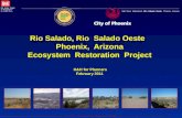 Rio Salado, Rio Salado Oeste Phoenix, Arizona Ecosystem Restoration Project H&H for Planners February 2011 Rio Salado, Rio Salado Oeste Phoenix, Arizona.
