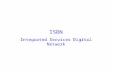 ISDN Integrated Services Digital Network. What is ISDN ? 1. End-to-end digital connectivity 2. Enhanced subscriber signaling 3. A wide variety of new.