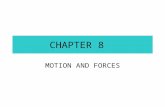 CHAPTER 8 MOTION AND FORCES 8.1 MOTION SPEED - 65 mi/hr.