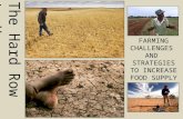 The Hard Row to Hoe FARMING CHALLENGES AND STRATEGIES TO INCREASE FOOD SUPPLY.