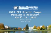 LWIR FPA Mirror Image Problem & Recovery April 11, 2011 Roy W. Esplin Dave McLain.