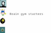 Brain gym starters. This is how quickly your brain forgets things.