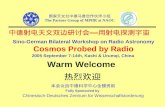 中德射电天文双边研讨会 —— 用射电探测宇宙 Sino-German Bilateral Workshop on Radio Astronomy Cosmos Probed by Radio 2005 September 7-14th, Kashi & Urumqi, China