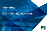 Click to edit Master title style Click to edit Master subtitle style Planning CITY OF MELBOURNE