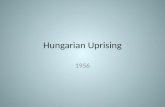 Hungarian Uprising 1956. What caused the Uprising?