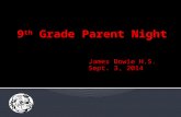 James Bowie H.S. Sept. 3, 2014.  Introductions  Bulldog Parenting: 101  Bowie Counseling Dept.  Graduation Requirements  Freshman Programs  Academic.
