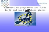 EOC EU Office Relevant EU programmes and funds in EU and non EU-members states Relevant EU programmes and funds in EU and non EU-members states.