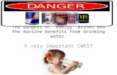 The dangers of ‘energy’ drinks and the massive benefits from drinking water. A very important CWEST issue.