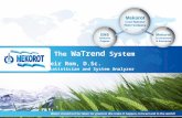 IPN-ISRAEL, 17 th -19 th Sep, 2014 The WaTrend System Meir Rom, D.Sc. Statistician and System Analyzer.