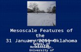 Mesoscale Features of the 31 January 2011 Oklahoma Storm Jennifer Newman School of Meteorology, University of Oklahoma.