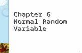 Chapter 6 Normal Random Variable 1. 6.1 Introduction 6.2 Continuous Random Variables 6.3 Normal Random Variables 6.4 Probabilities Associated with a Standard.
