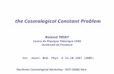 The Cosmological Constant Problem Roland TRIAY Centre de Physique Théorique CNRS Université de Provence Int. Journ. Mod. Phys. D 14,10,1667 (2005) Nonlinear.