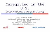 Caregiving in the U.S. 2009 National Caregiver Survey Gail Gibson Hunt National Alliance for Caregiving March 15, 2010 4 th Annual Conference for Caregiving.
