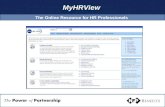 MyHRView The Online Resource for HR Professionals.