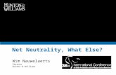 Net Neutrality, What Else? Wim Nauwelaerts Partner Hunton & Williams.