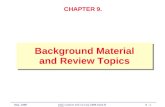 May, 1998ADC Custom 102 v1.0 (c) 1998 Scott Baxter9 - 1 Background Material and Review Topics Background Material and Review Topics CHAPTER 9.