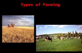 Types of Farming Commercial farming - the production of food for sale. Usually LARGE tracts of land. Capital Intensive – Use of Equipment over people.