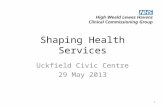 Shaping Health Services Uckfield Civic Centre 29 May 2013 1.
