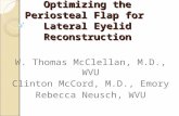 Optimizing the Periosteal Flap for Lateral Eyelid Reconstruction W. Thomas McClellan, M.D., WVU Clinton McCord, M.D., Emory Rebecca Neusch, WVU Nothing.