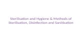 Sterilisation and Hygiene & Methods of Sterilisation, Disinfection and Sanitisation.