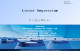 Linear Regression 1Daniel Baur / Numerical Methods for Chemical Engineers / Linear Regression Daniel Baur ETH Zurich, Institut für Chemie- und Bioingenieurwissenschaften.