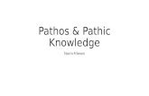 Pathos & Pathic Knowledge Norm Friesen. Overview Etymology Waldenfels on Pathos; Widerfahrnis Pathic knowledge and L. Wittgenstein Pathic Practice Two.
